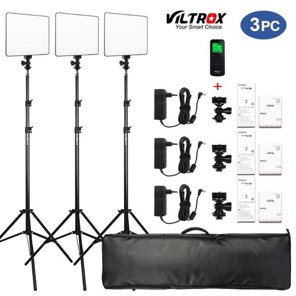 vilrox 3 / 2pcs vl-200t двухцветный диммируемый беспроводной пульт дистанционного led video light panel lighting kit + 75" свет стенд для ст
vilrox 3 / 2pcs vl-200t двухцветный диммируемый беспроводной пульт дистанционного led video light panel lighting kit + 75" свет стенд для ст