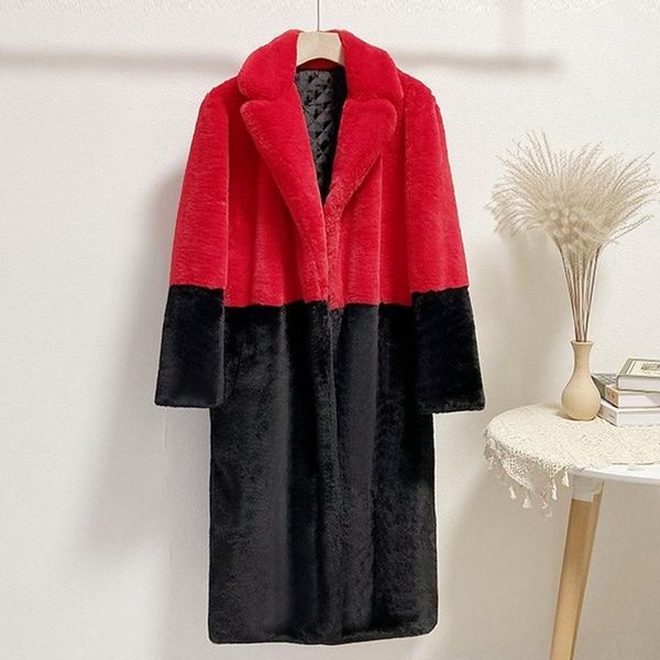 2020 winter women luxury long fur coat faux fur coat lapel overcoat thick warm plus size female plush coats1, Black
2020 winter women luxury long fur coat faux fur coat lapel overcoat thick warm plus size female plush coats1, Black