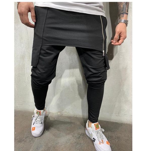 brand men pencil trouser men asymetric layered jogger pants hip hop streetwear jogger pants casual drawstring close bottom pants, Black
brand men pencil trouser men asymetric layered jogger pants hip hop streetwear jogger pants casual drawstring close bottom pants, Black