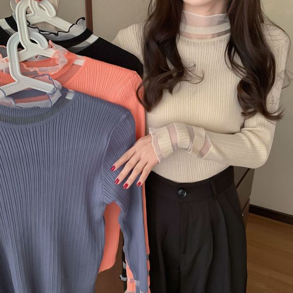 2021 new women's knitted collar sweater long sleeves in autumn and winter fashion lc8s, White
2021 new women's knitted collar sweater long sleeves in autumn and winter fashion lc8s, White