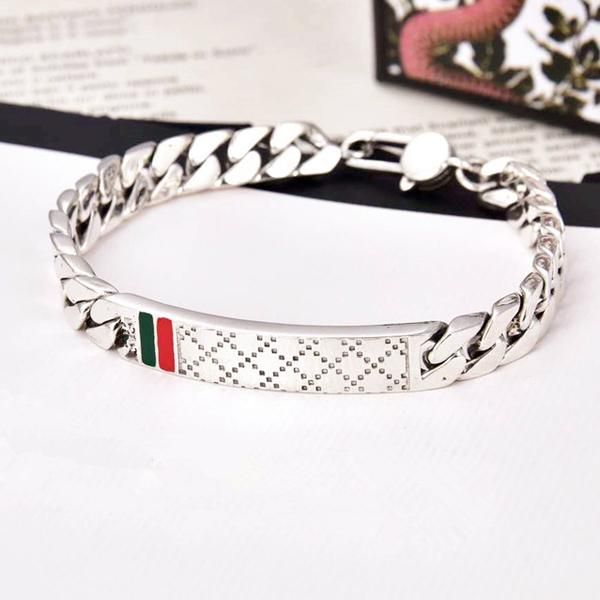 sterling silver s925 ancient classic red and green enamel fashion simple style men and women same style bracelet for couple, Golden;silver
sterling silver s925 ancient classic red and green enamel fashion simple style men and women same style bracelet for couple, Golden;silver