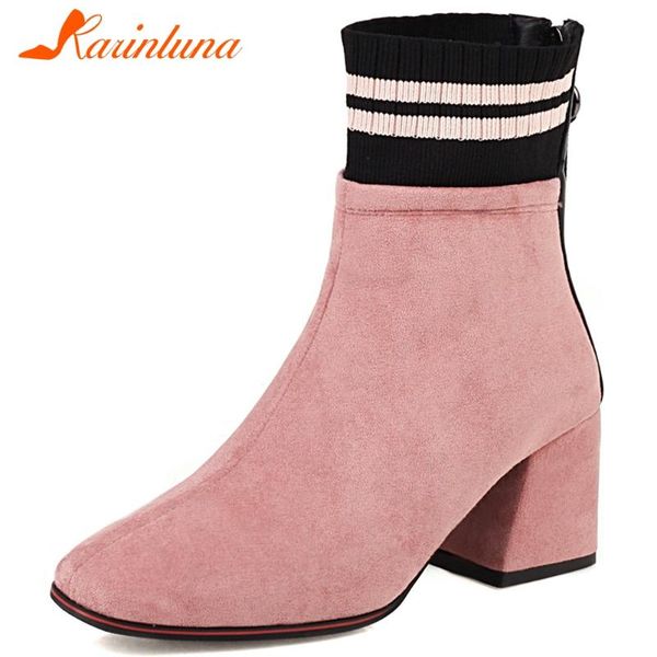 karin new fashion plus size 33-50 flock female boots zip square toe ankle boots women 2020 elegant office shoes woman, Black
karin new fashion plus size 33-50 flock female boots zip square toe ankle boots women 2020 elegant office shoes woman, Black