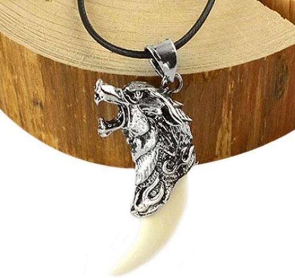 wholesale-2016 new trendy wolf tooth brave man's necklace titanium steel domineering pendant jewelr sqcrdh footballshoe, Silver
wholesale-2016 new trendy wolf tooth brave man's necklace titanium steel domineering pendant jewelr sqcrdh footballshoe, Silver