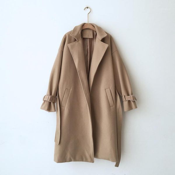 2020 new women oversized outerwear autumn winter korean clothing fashion warm woolen blends female elegant long woolen coat1, Black
2020 new women oversized outerwear autumn winter korean clothing fashion warm woolen blends female elegant long woolen coat1, Black