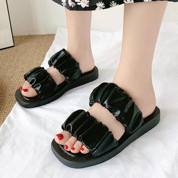 elegant rufless shoes summer sweet slip-on flat women slides 2020 low heel summer casual slides #5e9k, Black
elegant rufless shoes summer sweet slip-on flat women slides 2020 low heel summer casual slides #5e9k, Black