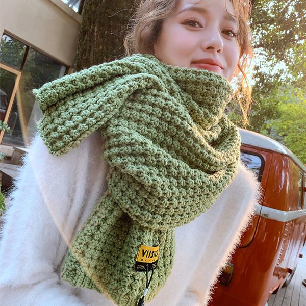 korean version of ins small fresh wool thickened scarf for women winter versatile lovers students knitted bib to keep warm in winter, Blue;gray
korean version of ins small fresh wool thickened scarf for women winter versatile lovers students knitted bib to keep warm in winter, Blue;gray