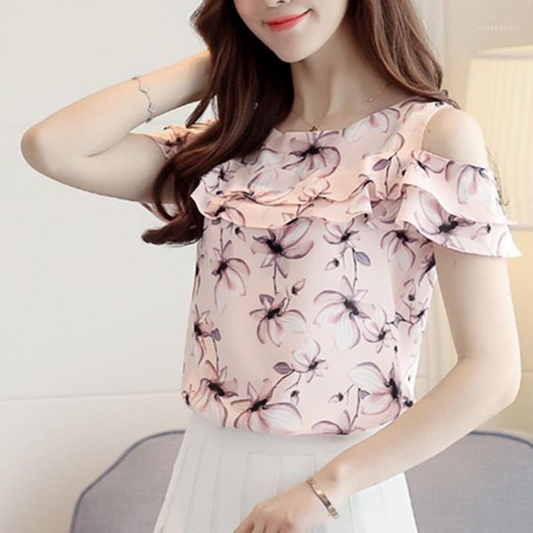 women off shoulder blouse print floral chiffon shirts summer female short sleeve clothing feminine blouses ladies yellow1, White
women off shoulder blouse print floral chiffon shirts summer female short sleeve clothing feminine blouses ladies yellow1, White