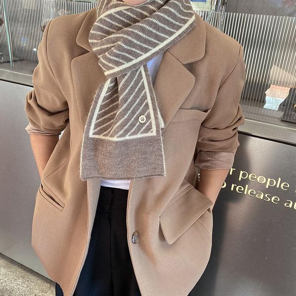 koi leaping british stripes of the new fashion scarf women's warm knitted woolen student scarf long thick holiday gift, Blue;gray
koi leaping british stripes of the new fashion scarf women's warm knitted woolen student scarf long thick holiday gift, Blue;gray