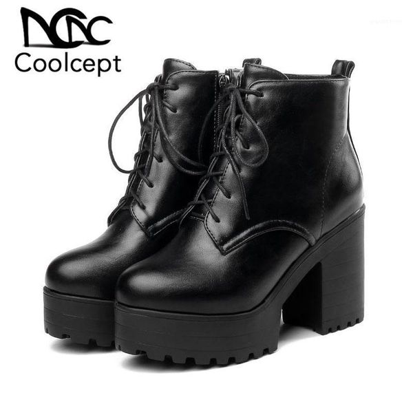 boots coolcept women high heels ankle brand fashion zipper casual platform shoes for cross strap short size 33-441, Black
boots coolcept women high heels ankle brand fashion zipper casual platform shoes for cross strap short size 33-441, Black