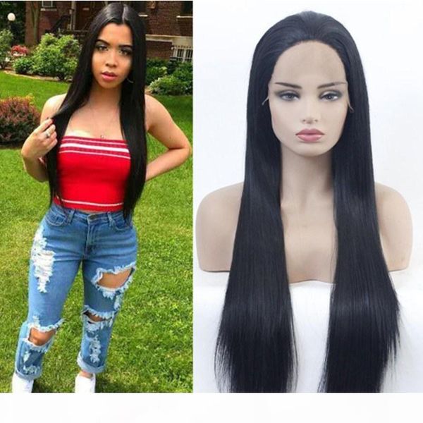 quality soft black long straight wigs baby hair part heat resistant fiber glueless synthetic lace front wig for black women
quality soft black long straight wigs baby hair part heat resistant fiber glueless synthetic lace front wig for black women