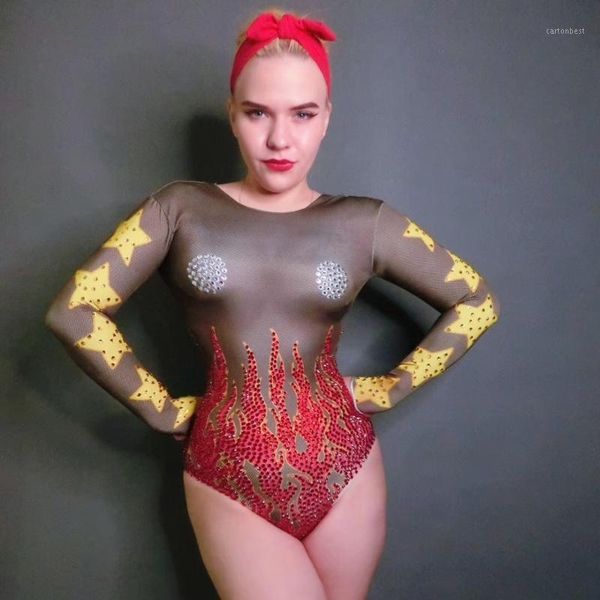 stage wear red stones flame star pattern stretch bodysuit nightclub female singer dancer show clothes birthday prom outfit1, Black;red
stage wear red stones flame star pattern stretch bodysuit nightclub female singer dancer show clothes birthday prom outfit1, Black;red