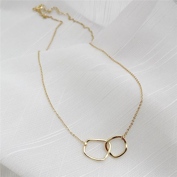 new metal buckle necklace minimalist light luxury ins style clavicle chain popular jewelry, Silver
new metal buckle necklace minimalist light luxury ins style clavicle chain popular jewelry, Silver