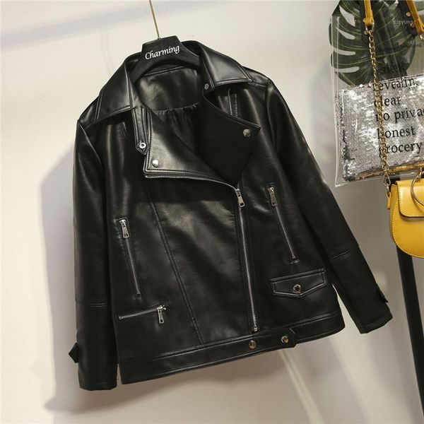 pu leather jacket woman autumn women plus size zipper short coat female black punk bomber faux leather outwear 5xl1
pu leather jacket woman autumn women plus size zipper short coat female black punk bomber faux leather outwear 5xl1