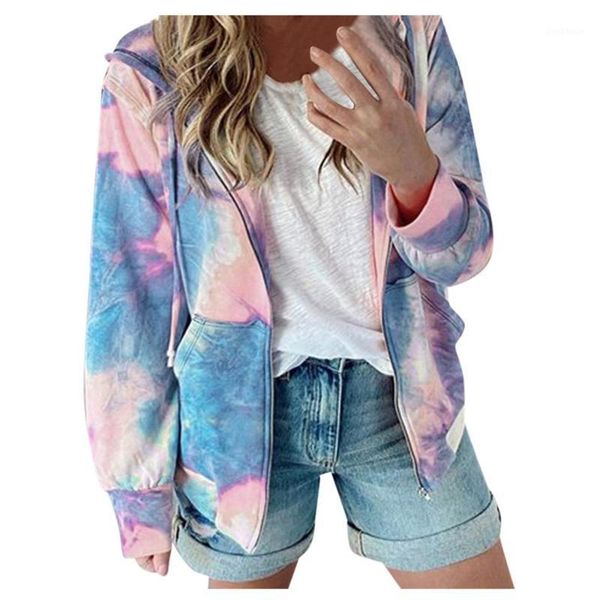 running jackets women's casual cardigan coat with pocket tie-dyed trinted zipper sweatershirt hooded female autumn outdoor sport 20211, Black;red
running jackets women's casual cardigan coat with pocket tie-dyed trinted zipper sweatershirt hooded female autumn outdoor sport 20211, Black;red