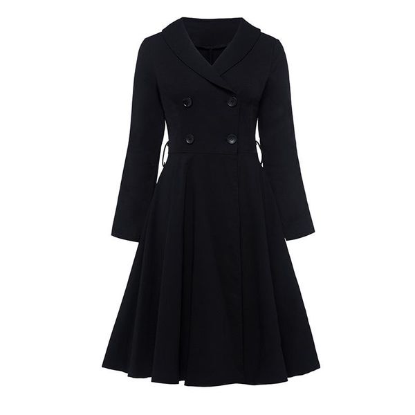 casual dresses 2021 autumn vintage v neck dress women three quarter sleeve double buttons a-line office lady elegant party black, Black;gray
casual dresses 2021 autumn vintage v neck dress women three quarter sleeve double buttons a-line office lady elegant party black, Black;gray
