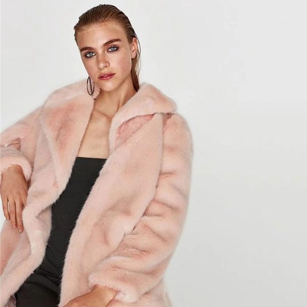 women's fur & faux winter womens fake coat long sleeve jacket plus size ladies pink manteau fourrure femme 3xl1, Black
women's fur & faux winter womens fake coat long sleeve jacket plus size ladies pink manteau fourrure femme 3xl1, Black