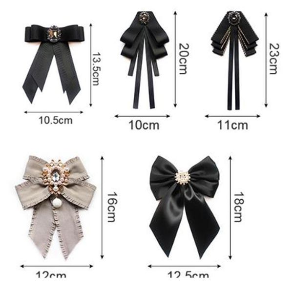fabric ribbon bow tie for women crystal geometric collar pin girls shirts suits bowtie clothing acc qylmgi, Black;gray
fabric ribbon bow tie for women crystal geometric collar pin girls shirts suits bowtie clothing acc qylmgi, Black;gray