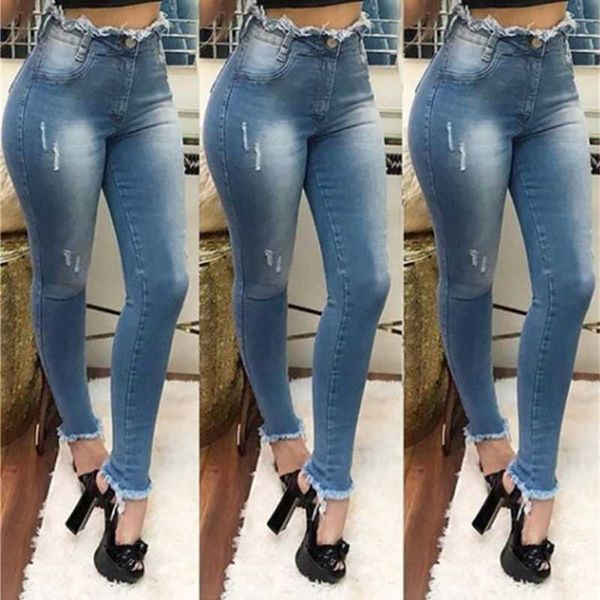 casual large size fat mm fashion straight high waist stretch jeans for women, Blue
casual large size fat mm fashion straight high waist stretch jeans for women, Blue