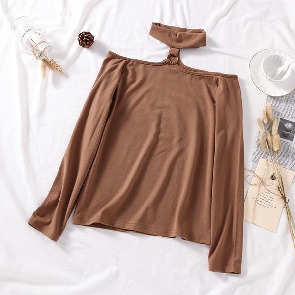 womens long sleeve slash collar off shoulder causal slim blouse chemise blanche femme women, White
womens long sleeve slash collar off shoulder causal slim blouse chemise blanche femme women, White