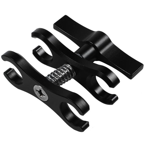 aluminum alloy 2-hole diving butterfly clip clamp light arm ball head mount adapter for camera accessories
aluminum alloy 2-hole diving butterfly clip clamp light arm ball head mount adapter for camera accessories