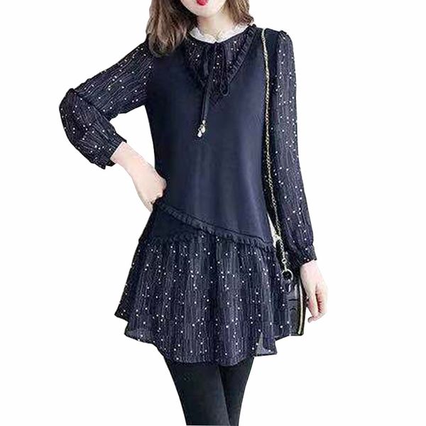 2021 new fashion women long sleeve blouse shirt dress ladies ol party streetwear blusas femininas elegante plus size qara, White
2021 new fashion women long sleeve blouse shirt dress ladies ol party streetwear blusas femininas elegante plus size qara, White