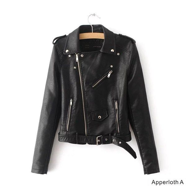 women's jackets 2021 spring fashionable bright color pu leather jacket coat good quality ladies main street for women, Black;brown
women's jackets 2021 spring fashionable bright color pu leather jacket coat good quality ladies main street for women, Black;brown