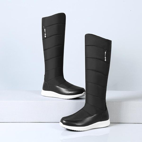 boots winter warm women snowshoes knee high natural genuine leather snow fur leisure sports -30degrees, Black
boots winter warm women snowshoes knee high natural genuine leather snow fur leisure sports -30degrees, Black