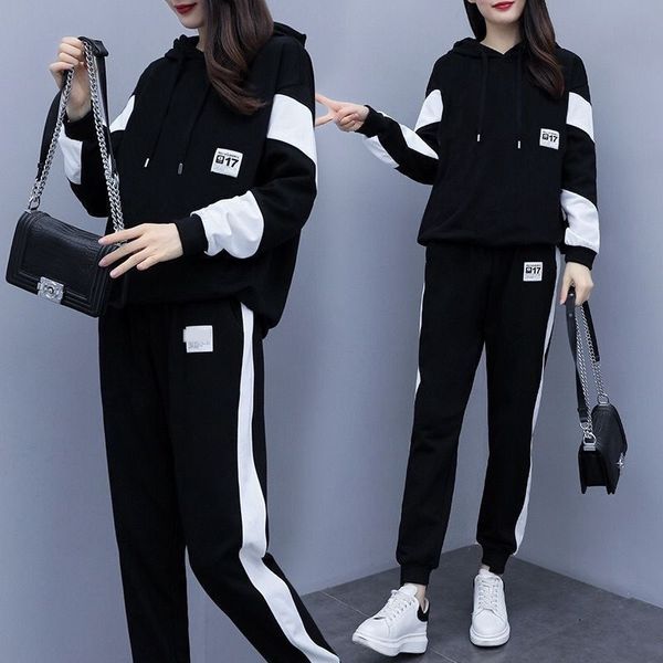 fashion women 2020 spring and fashionsuit fashionautumn new size women's loose hooded loose casual sports two piece suit fashion entwc, Gray
fashion women 2020 spring and fashionsuit fashionautumn new size women's loose hooded loose casual sports two piece suit fashion entwc, Gray