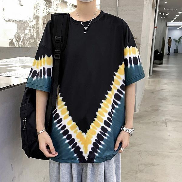 tie dye tees shirts summer casual streetwear tshirts harajuku hip hop short sleeve fashion hipster t-shirt1, White;black
tie dye tees shirts summer casual streetwear tshirts harajuku hip hop short sleeve fashion hipster t-shirt1, White;black