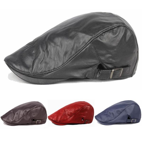 mens leather beret hats golf driving newsboy hat casual outdoor adjustable caps hatcs0359, Blue;gray
mens leather beret hats golf driving newsboy hat casual outdoor adjustable caps hatcs0359, Blue;gray