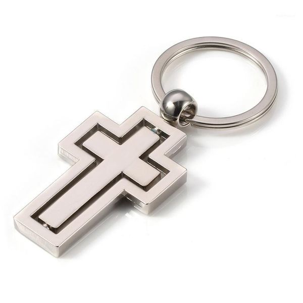 keychains religious gifts metal keychain personality rotating cross key chain car pendant activity by custom gift itemsg1, Silver
keychains religious gifts metal keychain personality rotating cross key chain car pendant activity by custom gift itemsg1, Silver
