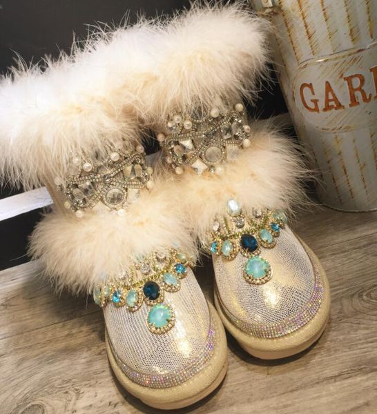 2020 handmade original homemade strass hair ostrich light skin snowboots cotton leather boots 4kxw, Black
2020 handmade original homemade strass hair ostrich light skin snowboots cotton leather boots 4kxw, Black
