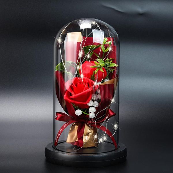 2021 led rose flower gifts eternal flower glass cover with fairy string lights for christmas valentine's day gift
2021 led rose flower gifts eternal flower glass cover with fairy string lights for christmas valentine's day gift