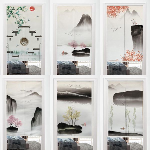 chinese linen noren door curtain ink landscape painting kitchen bedroom restaurant partition decoration doorway hanging curtains
chinese linen noren door curtain ink landscape painting kitchen bedroom restaurant partition decoration doorway hanging curtains