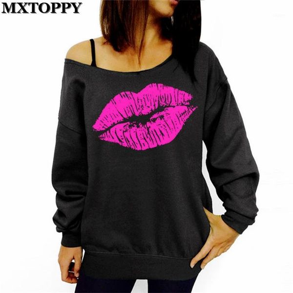 wholesale- plus size women sweatshirts lip print off shoulder long-sleeved loose pullovers hoodies sudaderas mujer1, Black
wholesale- plus size women sweatshirts lip print off shoulder long-sleeved loose pullovers hoodies sudaderas mujer1, Black