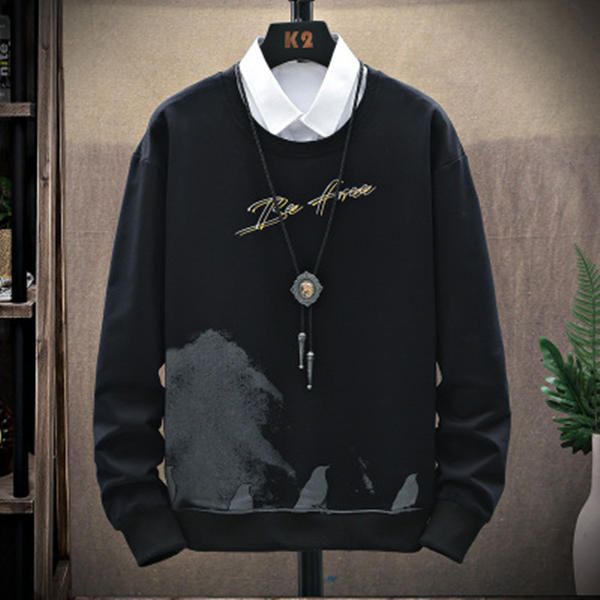 mens designers sweatermens men desinger sweater europe-america mens sweaters luxury sweater bottoming sweater long sleeved t-shirt clothes, Black
mens designers sweatermens men desinger sweater europe-america mens sweaters luxury sweater bottoming sweater long sleeved t-shirt clothes, Black