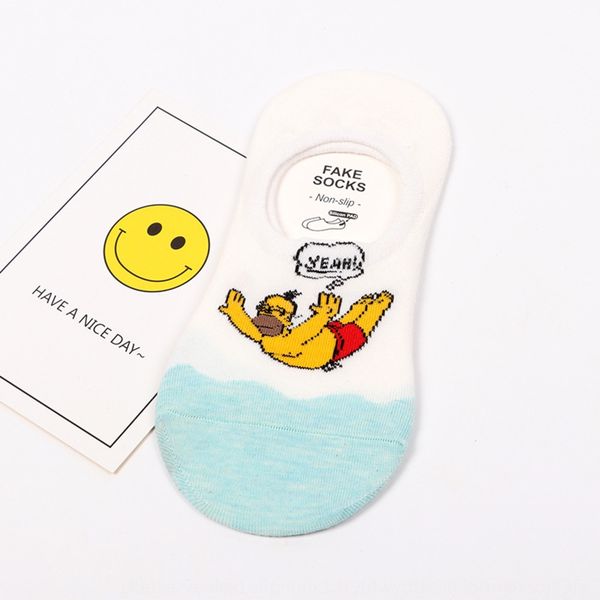 2019 new cute cartoon antiskid summer students casual personality versatile boat invisible boat invisible sockssocks sweat absorbing deodora, Black
2019 new cute cartoon antiskid summer students casual personality versatile boat invisible boat invisible sockssocks sweat absorbing deodora, Black