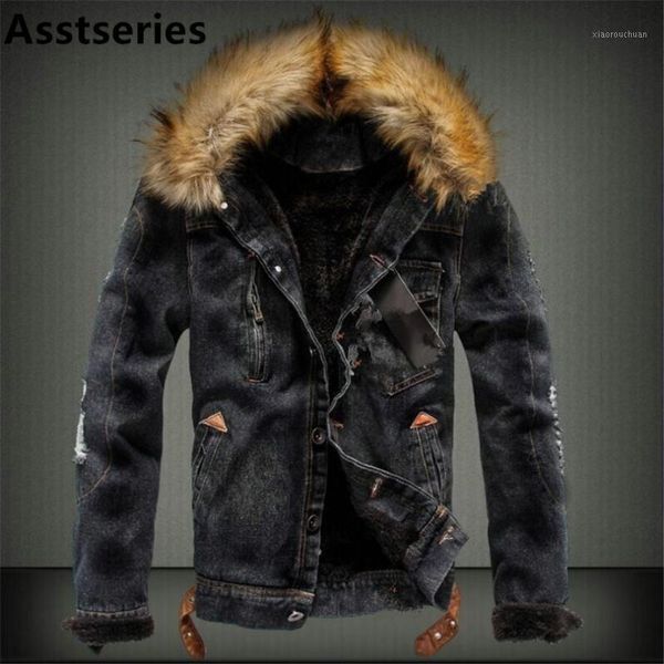 2018 autumn and winter influx of men casual denim jacket winter thick denim jacket retro nagymaros collar cashmere coat1, Black;brown
2018 autumn and winter influx of men casual denim jacket winter thick denim jacket retro nagymaros collar cashmere coat1, Black;brown