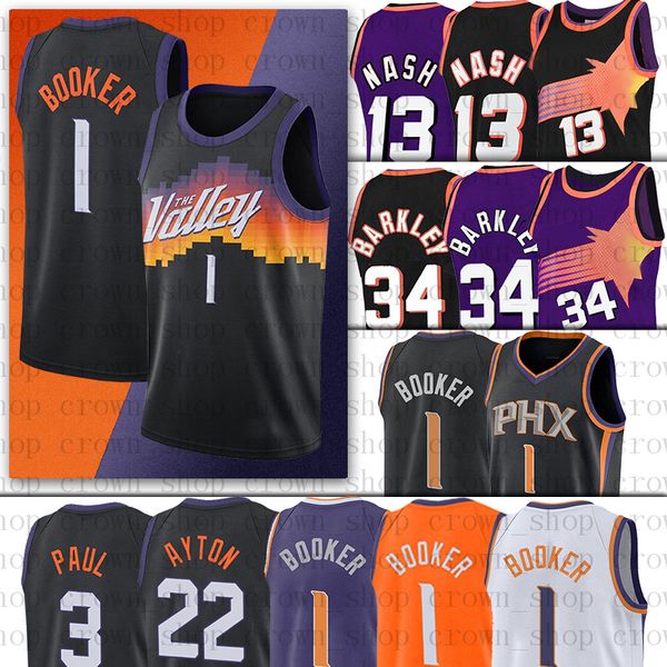 devin 1 booker phoenixs sun basketball jerseys chris 3 paul deandre 22 ayton charles 34 barkley steve 13 nash, Black;red
devin 1 booker phoenixs sun basketball jerseys chris 3 paul deandre 22 ayton charles 34 barkley steve 13 nash, Black;red
