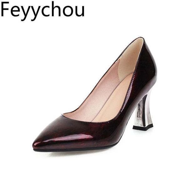 women's pumps high heels spring autumn pu pointed toe slip on 2021 new fashion casual party wedding green big size 34-48, Black
women's pumps high heels spring autumn pu pointed toe slip on 2021 new fashion casual party wedding green big size 34-48, Black