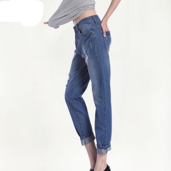 mother torn high-waisted distressed jeans for teenage ladies fashion loose boyfriend pants bigger vpxc, Blue
mother torn high-waisted distressed jeans for teenage ladies fashion loose boyfriend pants bigger vpxc, Blue