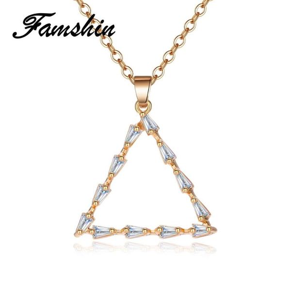 pendant necklaces famshin fashion hollow triangle for women girls crystal statement diy party jewelry gifts, Silver
pendant necklaces famshin fashion hollow triangle for women girls crystal statement diy party jewelry gifts, Silver
