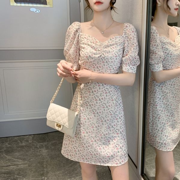 1fomt 2020 summer new korean style french square collar dress bubble sleeve chiffon dress waist floral skirt for women jdxfp, Black;gray
1fomt 2020 summer new korean style french square collar dress bubble sleeve chiffon dress waist floral skirt for women jdxfp, Black;gray