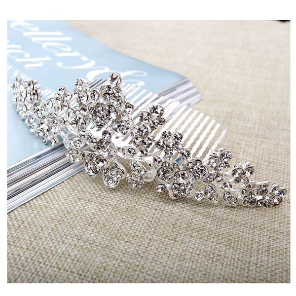 large korean children's crown band princess lovely diamond girl hair bridal comb hairpin ornament headdress, Silver
large korean children's crown band princess lovely diamond girl hair bridal comb hairpin ornament headdress, Silver
