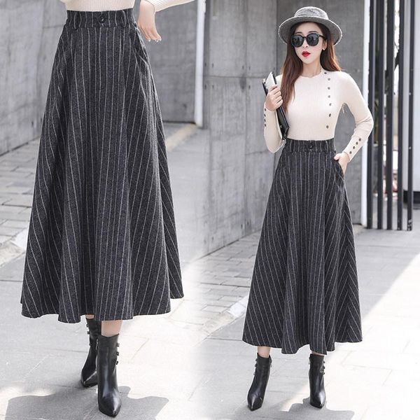 skirts hayblst brand woman skirt 2021 fall winter womens plus size clothes tall waist korean style striped woolen cloth clothing, Black
skirts hayblst brand woman skirt 2021 fall winter womens plus size clothes tall waist korean style striped woolen cloth clothing, Black