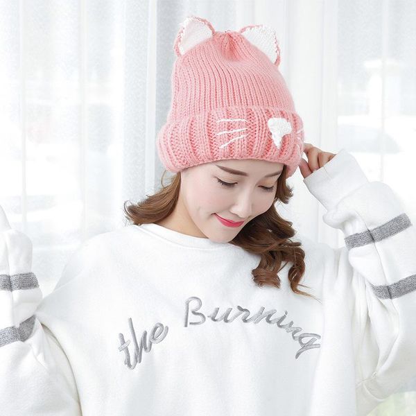 cat beanies, Blue;gray