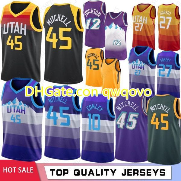donovan 45 mitchell ncaa college basketball jerseys mike 10 conley rudy 27 gobert gobert karl 32 malone john 12 stockton 2021 stock, Black;red 
donovan 45 mitchell ncaa college basketball jerseys mike 10 conley rudy 27 gobert gobert karl 32 malone john 12 stockton 2021 stock, Black;red