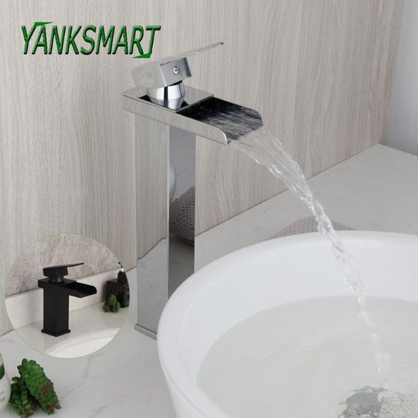 bathroom sink faucets yanksmart luxury chrome waterfall basin faucet black vanity deck mounted washbasin and cold mixer water tap
bathroom sink faucets yanksmart luxury chrome waterfall basin faucet black vanity deck mounted washbasin and cold mixer water tap