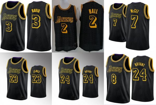 men los angeles lakers kobe bryant lebron james anthony davis lonzo basketball jerseys, Black 
men los angeles lakers kobe bryant lebron james anthony davis lonzo basketball jerseys, Black