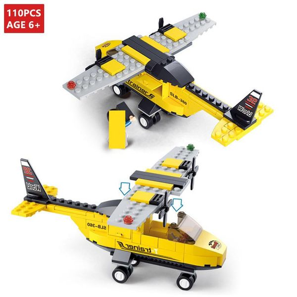 110pcs город авиации самолет самолет т trainer plane строительные блоки наборы avion technic creator кирпичи brinquedos детские игрушки wmtq
110pcs город авиации самолет самолет т trainer plane строительные блоки наборы avion technic creator кирпичи brinquedos детские игрушки wmtq
